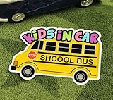 KIDS IN CAR ステッカー SCHOOL BUS サイズM＿SC-BIM8-LFS
