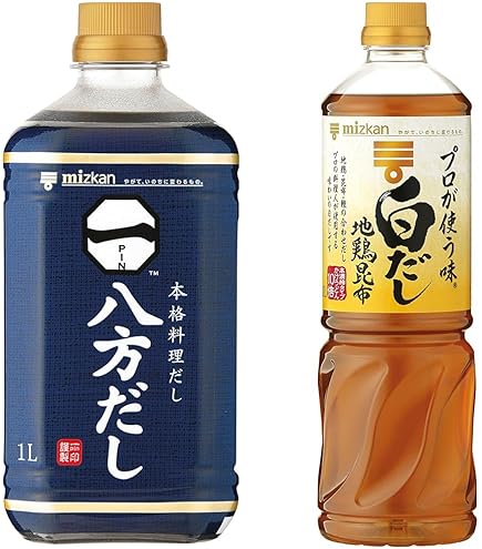 Amazon.co.jp: ミツカン 味ぽん 1L×2本 ポン酢 + ミツカン プロが使う