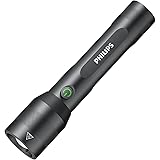 Philips(フィリップス)【超小型ledライト】強力 懐中電灯 高輝度 1000ルーメン フラッシュライトType-C充電式 ハンディライト【ズーム調節/5つ調光モード/低電量提示/携帯便利】軽量18650電池付属 キャンプ/防災/停電対策 SF