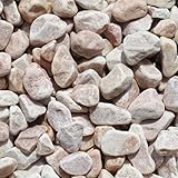 天然石 玉石砂利 パウダーピンク 1-2cm 300kg