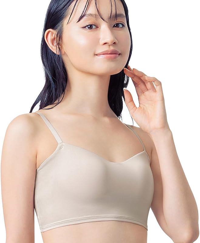 [ウイング/ワコール] ノンワイヤーブラ ラク きれいなバストシルエット さらっと快適 【シンクロハーフトップ】 ブラトップ 3Lまで対応 大きいサイズ KB1040 レディース