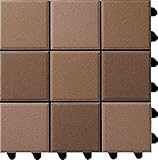 【Amazon.co.jp限定】TOTO 屋外用ジョイントタイル バーセア MAシリーズ(MTシリーズAmazon限定色) オールドローズ 10枚入 AP10MA02UFJ10P (MA0210P) 