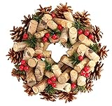 彩か SAIKA 【クリスマス】 リース 赤 緑 茶 レッド グリーン ブラウン デコレーション 飾り Wreath-Cut white birch & Pine S CXO-208S