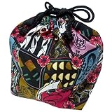 ゲゲゲの鬼太郎 巾着（和柄 黒）