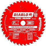 Freud D0738FM Diablo Steel Demon Ferrous Cutting Saw Blade 7-Inch/180 mm by 38t 20 mm arbor [並行輸入品]