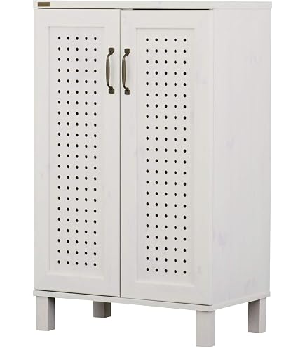 Amazon｜白井産業 下駄箱 シューズボックス 幅75cm 高さ103cm ホワイト