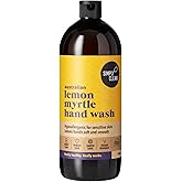 SimplyClean Lemon Myrtle Hand Wash – Natural Hand Cleanser with Pure Australian Lemon Myrtle Essential Oil – Creamy pH 5.5 Fo