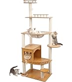 Amazon | 「2026年オリジナル設計新登場」Nonta キャットタワー 木製