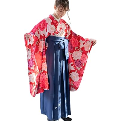 Amazon | [キャサリンコテージ]和装 卒園式 卒業式 袴 着付け簡単 花柄