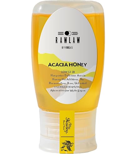 Amazon | VOREAS アカシア蜂蜜 チューブボトル 500g×1本 ヴォレアス