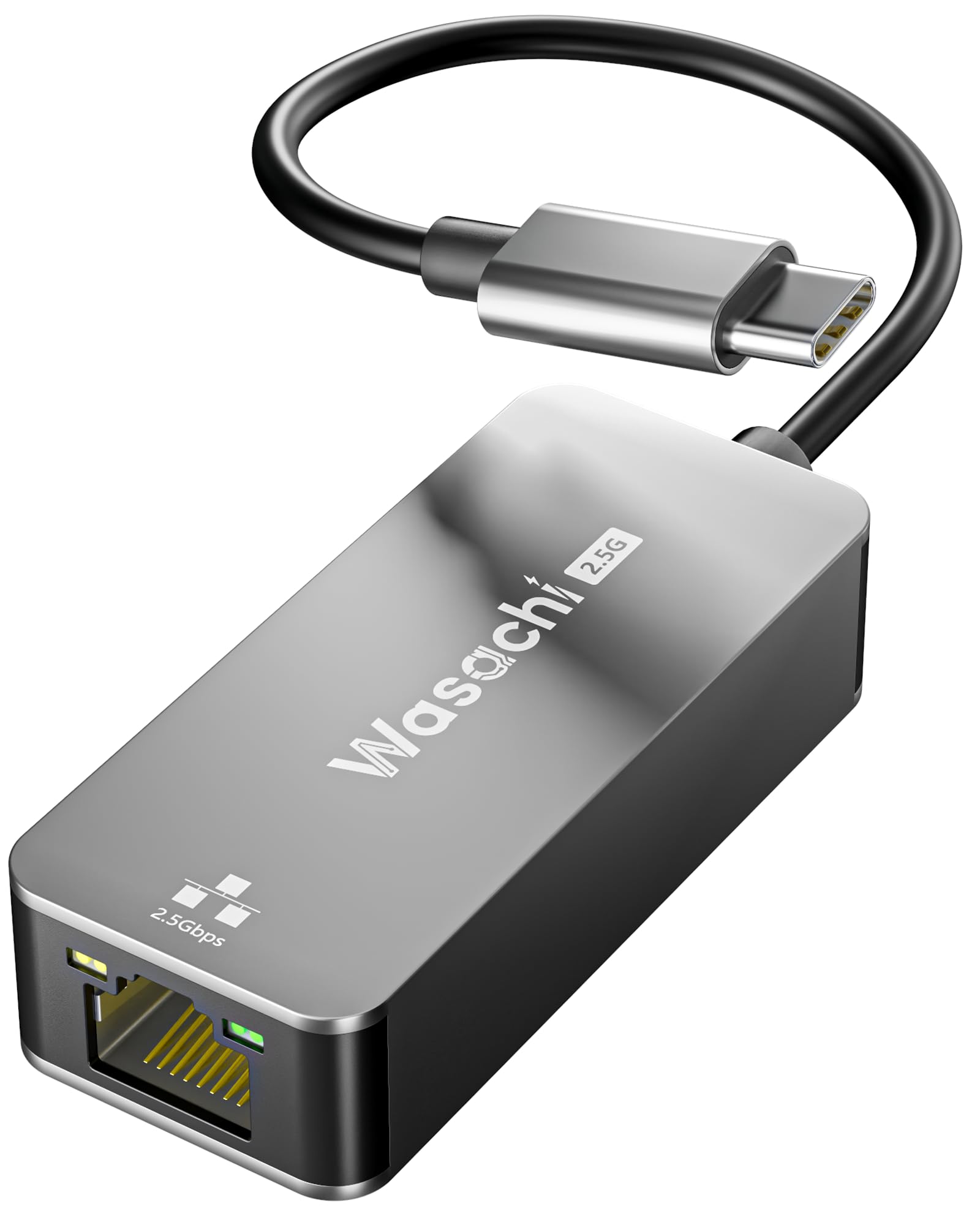 WASACHI USB-C 有線LANアダプター 2.5G超高速 USB Type-C to RJ45 2500Mbps ギガビットイーサネット LAN USB 変換アダプタ iPhoneタイプCシリーズ/MacBook/iPad Pro/Switchなど対応 軽量・小型設計 - 1