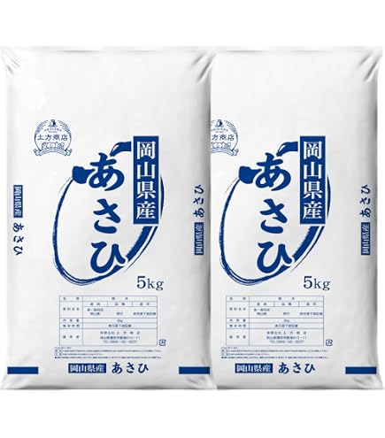 Amazon.co.jp: ももたろう印 令和7年産 10kg 朝日 岡山県産 (5kg×2袋