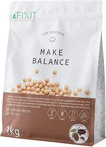 FIXIT プロテイン ソイプロテイン MAKE BALANCE 1kg 【ココア】たんぱく質含有量80%以上