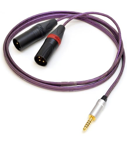 Amazon.co.jp: ONKODO 2534 Y Cable (4.4mm 5 Pole Male to 2 XLR Male