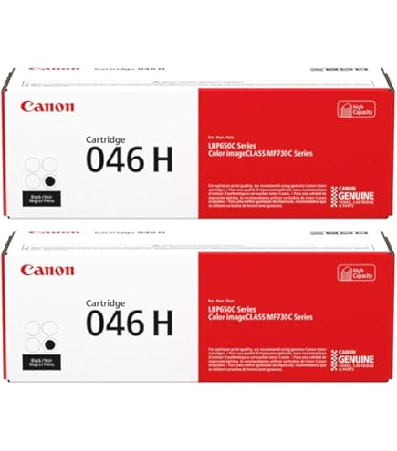 Amazon.co.jp: Canon CRG-046H 3色大容量シアン、マゼンタ、イエロー