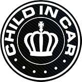 CHILD IN CARマグネット（ホワイト）