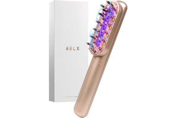 RELX EMS 電気ブラシ 美顔器【日本企業企画】リフトブラシ LED 頭皮ケア 美容家電 ギフト クリスマス プレゼント ローズゴールド