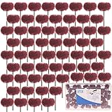 SPTA 25mm レッド グリーン 仕上げ研磨用バフ 240# 研磨バフ研磨ホイールセット 為に 1/8"（3mm）シャンク Dremel (ドレメル）Proxxon ロータリーツール--サンディン