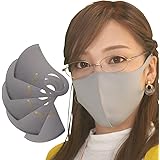 ミオナ アイスシルクマスク 5枚セット ふつうサイズ(男女兼用) グレー