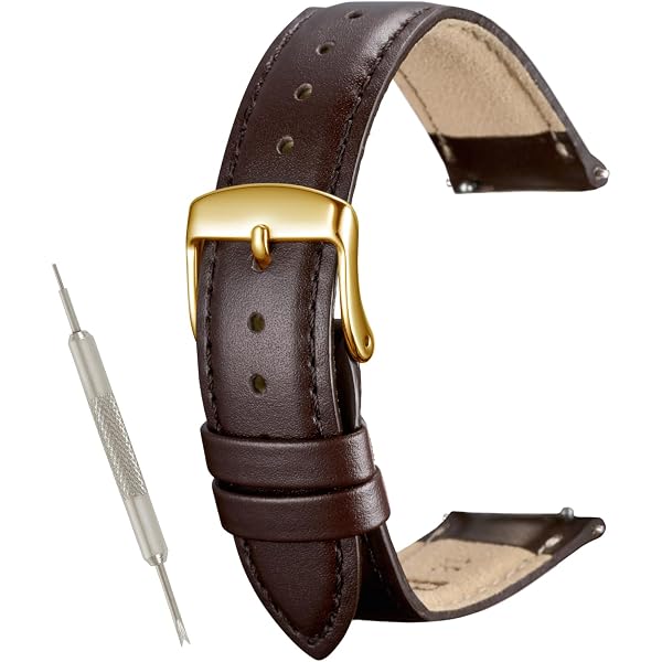 Amazon | 日本製 20mm クロコダイル（ワニ革）時計ベルト マット