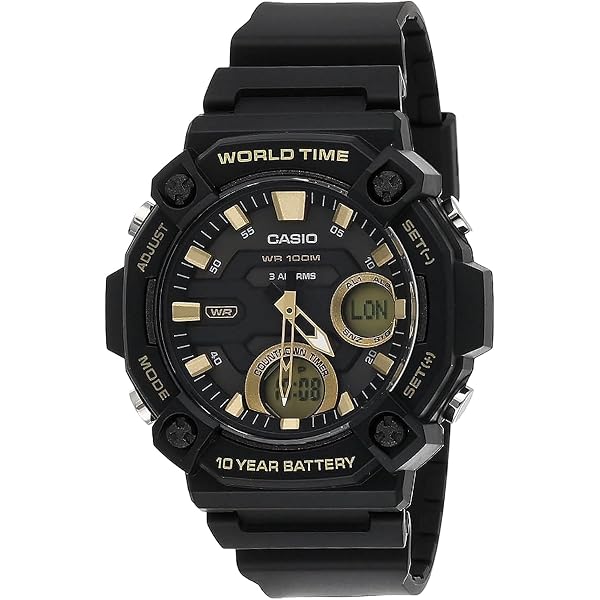 Amazon.co.jp: Casio Men's Black Ana-Digi Dive Style Watch