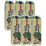 久米島の久米仙 琉球泡盛 1800mlパック×6本