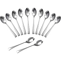 シルバースプーン14本 コーヒースプーン 小振り未使用美品 時代物 蒐集家放出 シリーズ以外・その他 鹿の子 コーヒースプーン〈5本〉 |皿や鉢
