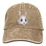 大人 デニム キャップウサギ 絵文字 大人気 ゴルフ ハット ファッション 紫外線対策 日よけ 小顔効果 プリント付き 無地 ベージュ