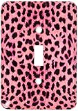 3dRose LLC lsp_20341_1 Pink Cheetah Animal Print - Single Toggle Switch