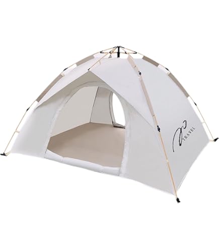 Amazon | 設営簡単 ワンタッチテント ドームテント 1～4人用 200cm