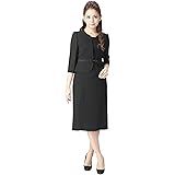 Amazon Co Jp アンジェリカ 夏用 ブラックフォーマル レディース ワンピース ミセス 喪服 ワンピース 礼服 9号 N400 9 服 ファッション小物