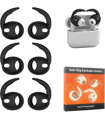 Apple AirPods Pro3 第3世代　本体　イヤーチップ付　カバー付 Amazon | Gcioii AirPods Pro 3 イヤーフックカバー(2025)用 3組 [追加