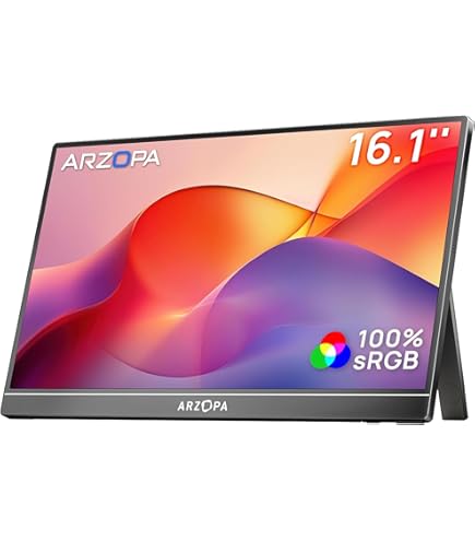 Amazon.co.jp: WUAWE 16インチ 1200P 120Hz ポータブルゲーミング
