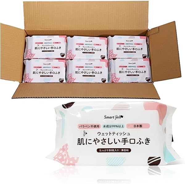 【手口ふき まとめ買い】アイリスプラザ 日本製 水分たっぷり99% 保湿成分配合 80枚×36個(2880枚) やわらか ウェットティッシュ おしりふき - 1