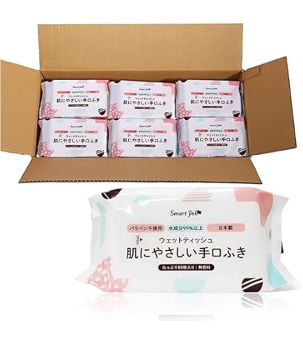 Amazon.co.jp: 水99% 手口ふき 80枚入x15個（1200枚） ディズニー