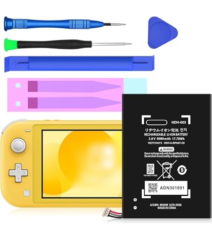 Amazon.co.jp: DRECHAS [6000mAh] Nintendo Switch Lite Battery HDH