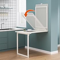 Amazon.co.jp: EFGETD 折りたたみ壁掛けテーブル - 省スペースで