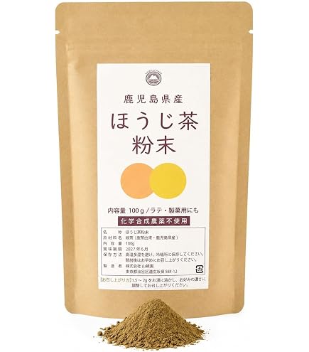 Amazon | ほうじ茶パウダー「焦がし」100g （無添加商品）銘茶 緑