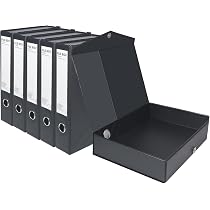 Amazon | JIDHUHI A4ファイルボックス 6個 折りたたみ マグネット開閉