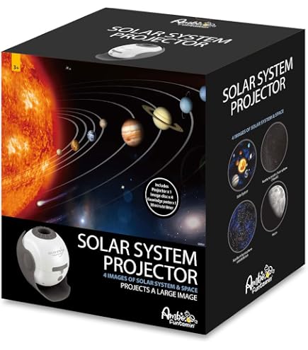 Thames & Kosmos Planetarium-Projektor, Wissenschafts-Kit Für Kinder, Lernressourcen Für Astronomie, STEM-Spielzeug Für Wissenschaftliche Experimente, 3 Sprachen, Ab 8 Jahren