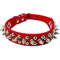 Amazon | Namsan 犬の首輪 首輪 トゲトゲ 5穴· 調節 可能 小型犬