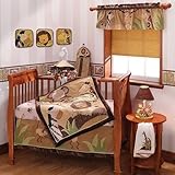Lambs & Ivy 9 Piece Baby Cocoa Bedding set, Chocolate/Beige by Lambs & Ivy [並行輸入品]