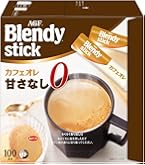 Amazon.co.jp: AGF ブレンディ スティック カフェオレ 100本