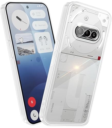 Amazon.co.jp: For Nothing phone 3a ケース クリア TPU+PC素材