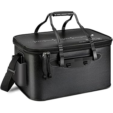 バッカン 28L ブラック 水汲みバケツ付き タックルボックス 釣り Amazon.co.jp: 【軽量、大容量】Neer バッカン タックルボックス