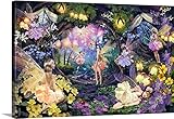 Steve Readプレミアムシックラップキャンバス壁アート印刷題名Fairy Hollow 48" x 32" 1054129_24_48x32_none