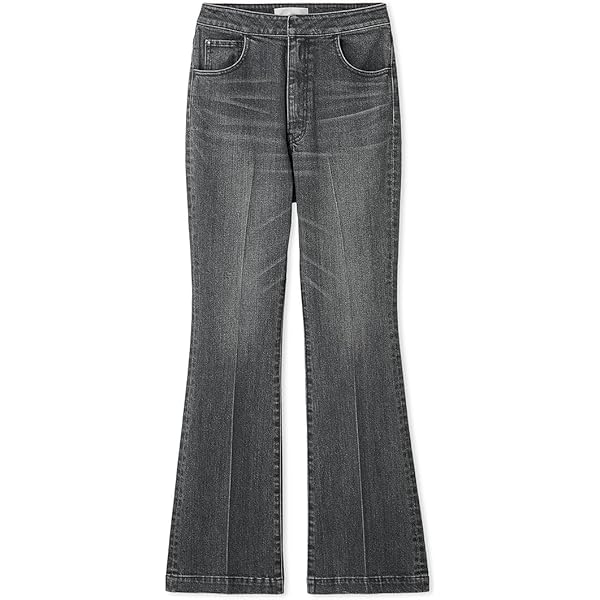 【美品】SNIDEL ハイウエストフレアデニムパンツ 00 ブラック SNIDEL ジーンズ デニム デニムパンツ 「00サイズあり