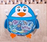 Blue Penguin Bath Toy Organizer [並行輸入品]