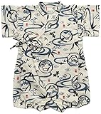 村信 富士山柄 甚平風ロンパス 70cm オフ 71571N 日本製