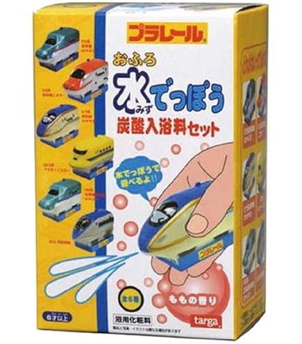 Amazon.co.jp: トミカ おふろ水でっぽう 炭酸入浴料セット BOX : おもちゃ